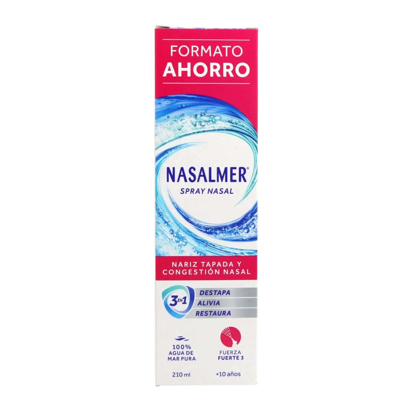 NASALMER FUERZA Fuerte 3 - ENVASE 210 ml Formato ahorro