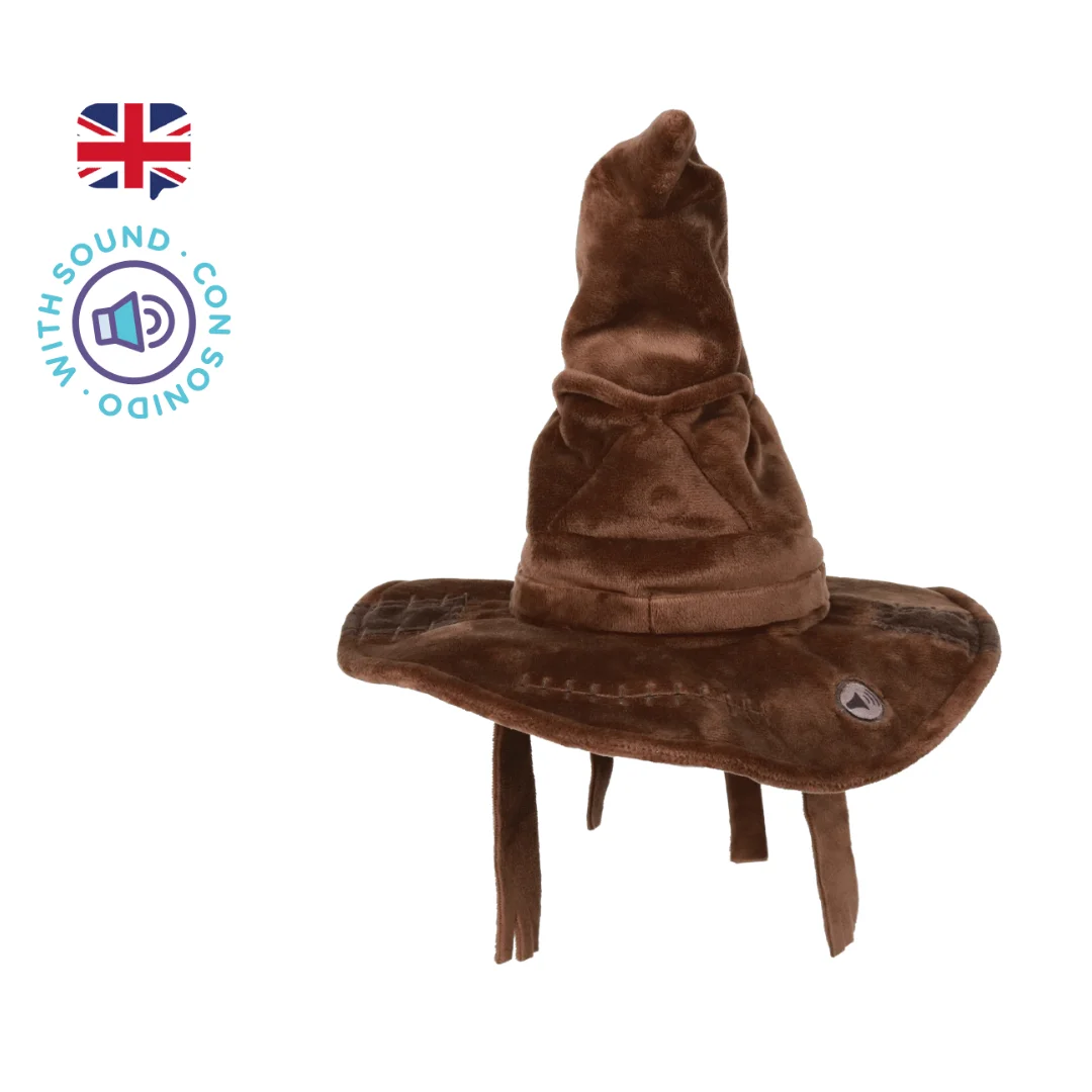 PELUCHE HARRY POTTER - SOMBRERO SELECCIONADOR CON SONIDO INGLÉS 24 CM,760020781, TIENDA CON LICENCIA OFICIAL, ENVÍO URGENTE A PENÍNSULA 24/48 HORAS