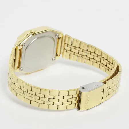 Casio retro vintage la680wega-9er watch for women golden medium size