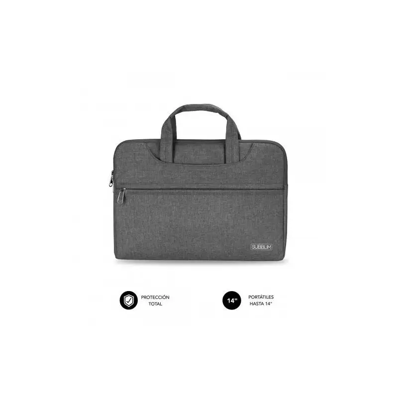 SUBBLIM Funda Ordenador Business Laptop Sleeve 13,3-14" Grey