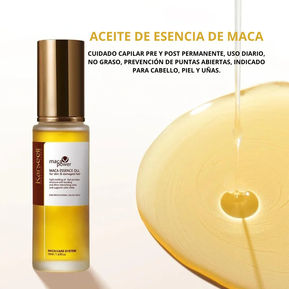 KARSEELL-Moroccan argan oil capillary serum-hair oil-deep repair-collagen-dry and damaged hair-50 ml.