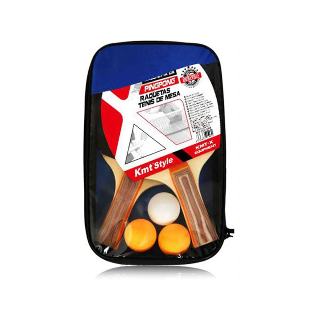 UD - Set Ping Pong Profesional – 2 Raquetas + 3 Pelotas | Tenis de Mesa para Casa, Escuela o Competición