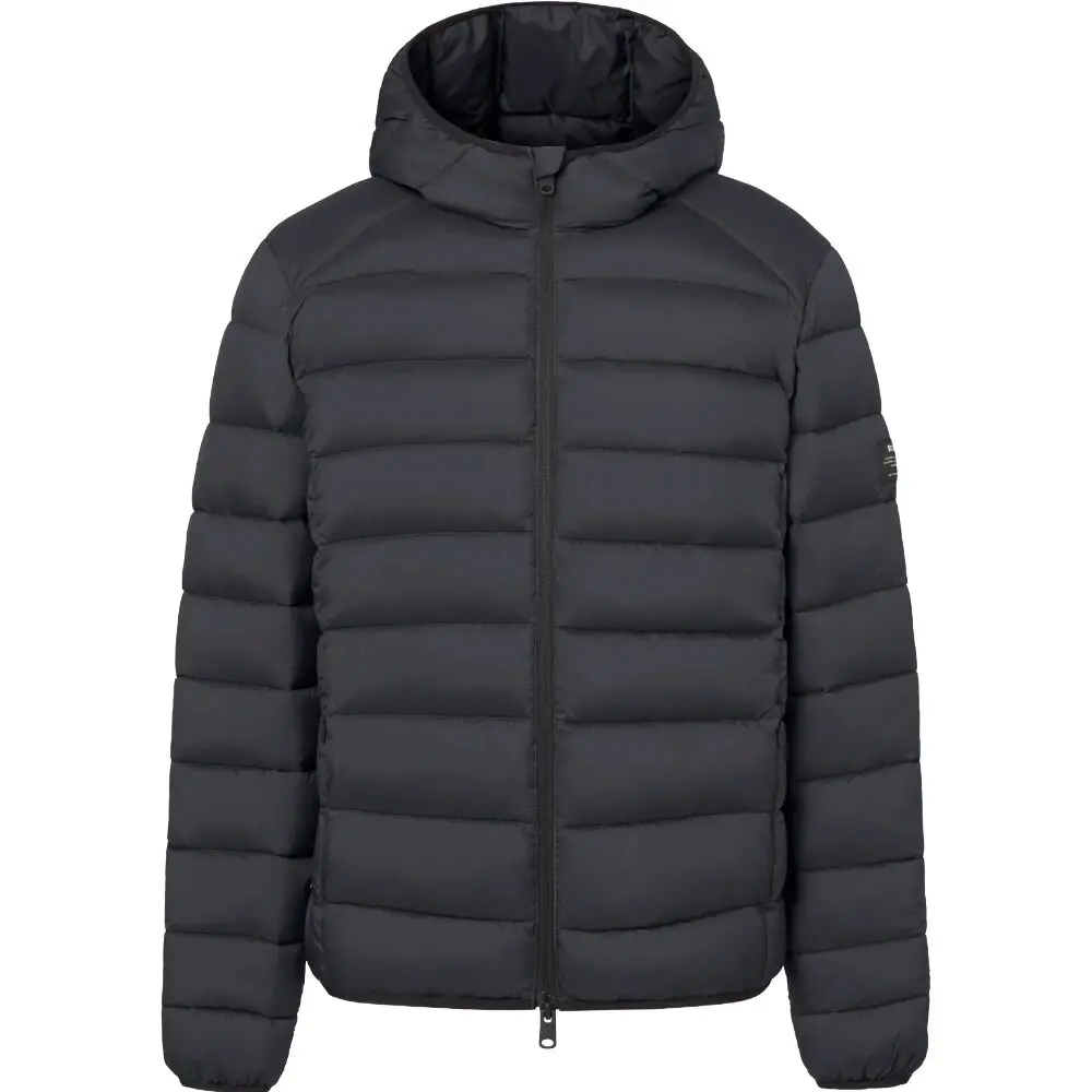 Cazadora Gris Oscuro Ecoalf Aspenalf Jacket Asphalt Repelente Al Agua
