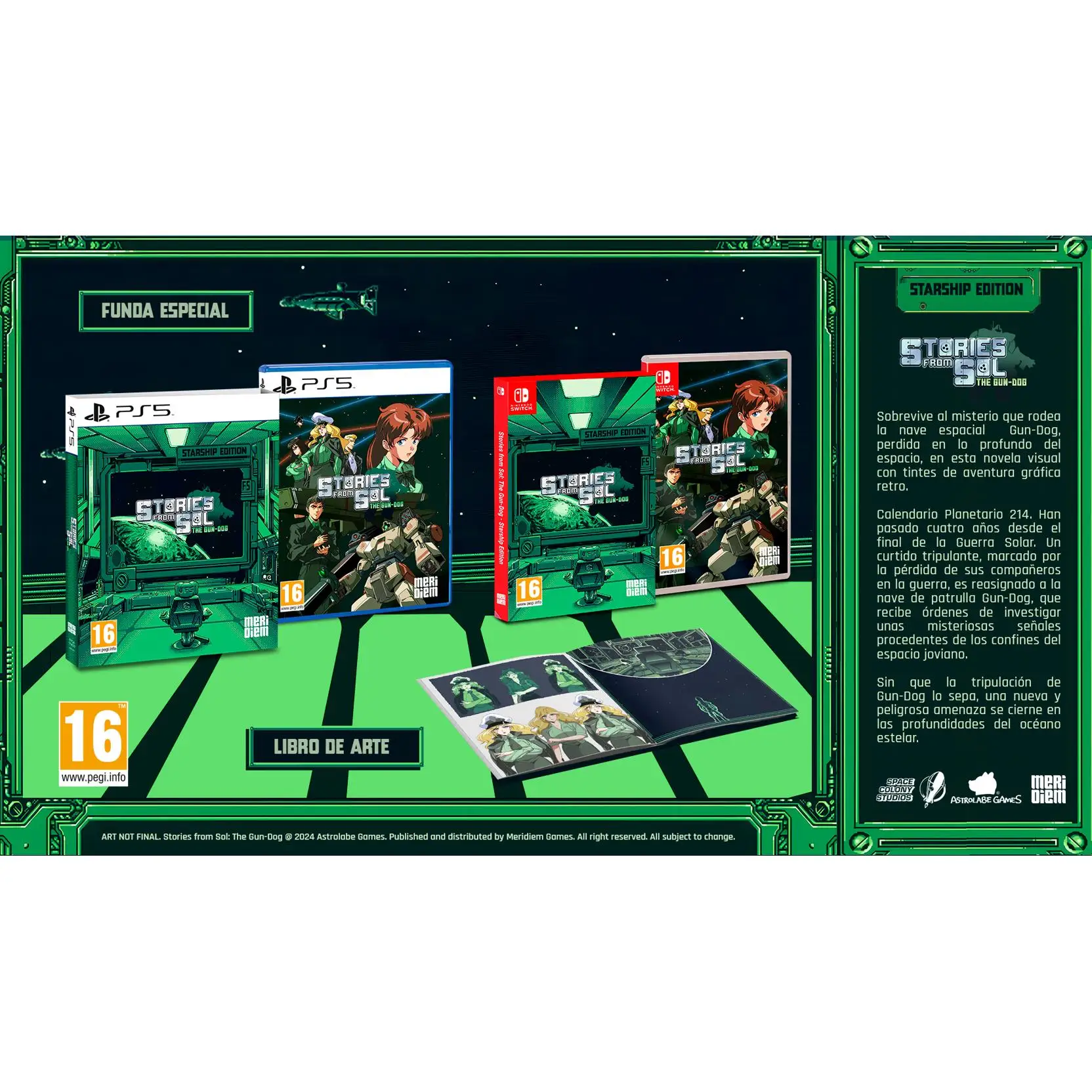 Stories from Sol The GunDog Starship Edition - Switch - Nuevo Precintado - PAL España - Meridiem