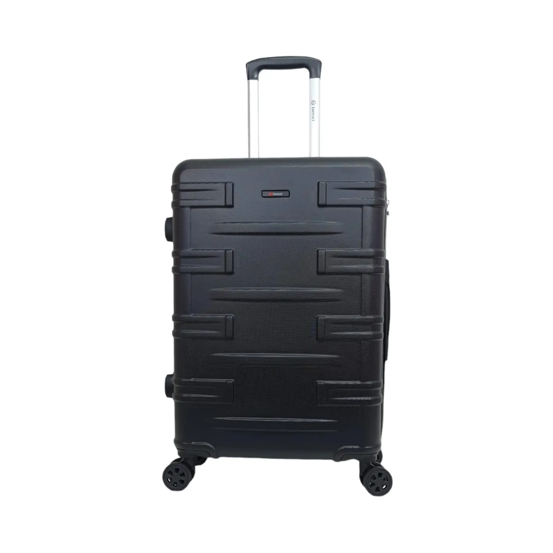 Maleta Mediana Barata Benzi BZ5674 Negra De Medidas 65x41x25 cms y 3,2 Kgs. Muy Ligera y Material ABS. Cerradura De Combinación y 4 Ruedas Dobles Giratorias 360º. Color Negro