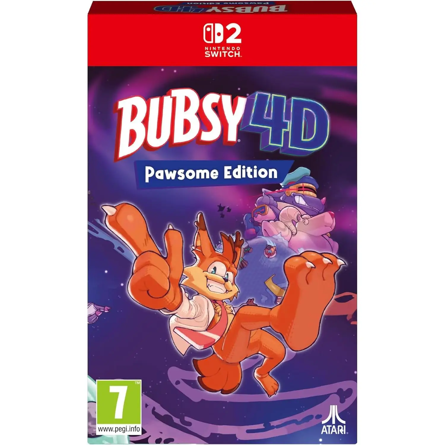 Bubsy 4D Pawsome Edition - Nintendo Switch 2 - Nuevo Precintado - PAL España