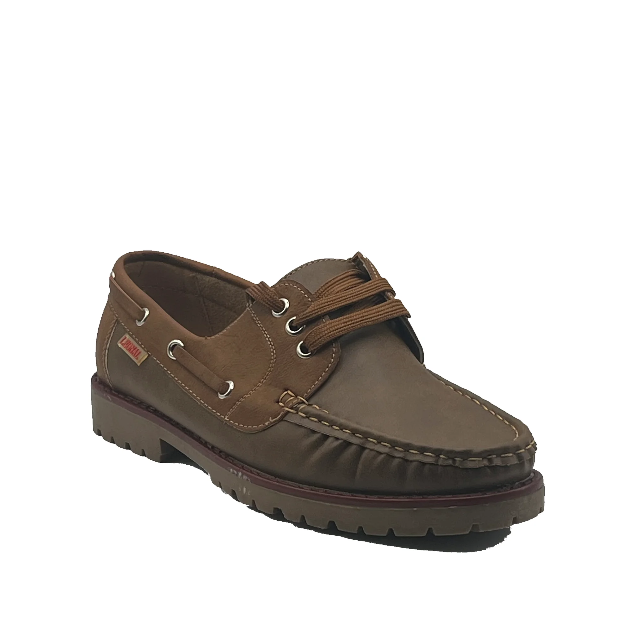 JZ Hermanos Mocasines Casual de Cuero Sintético con cordones para Hombre