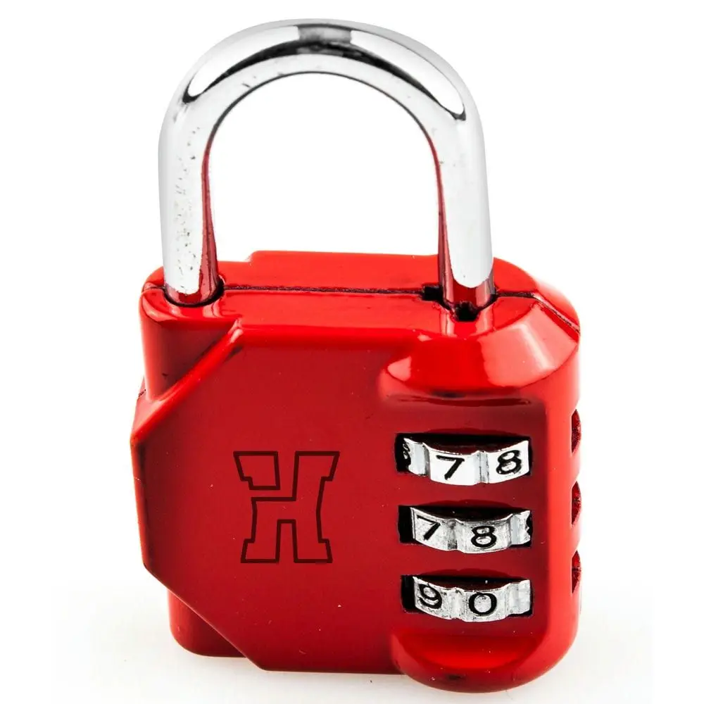 Candado de Combinación HANDLOCK – 3 Números – 25 mm o 30 mm – Azul o Rojo