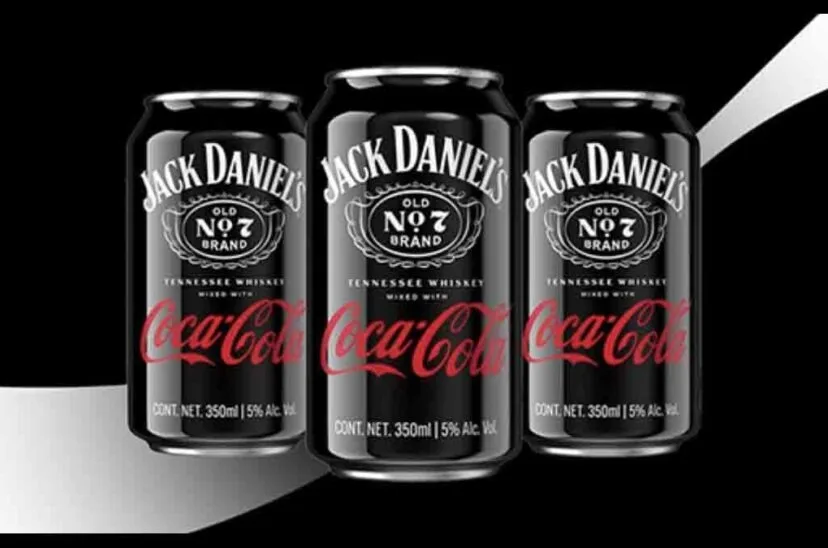 Box 12 cans Coca Cola JACK AND COKE 330ml