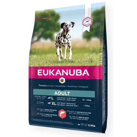 Eukanuba Adulto Razas Grandes Salmón Y Cebada 12 Kg