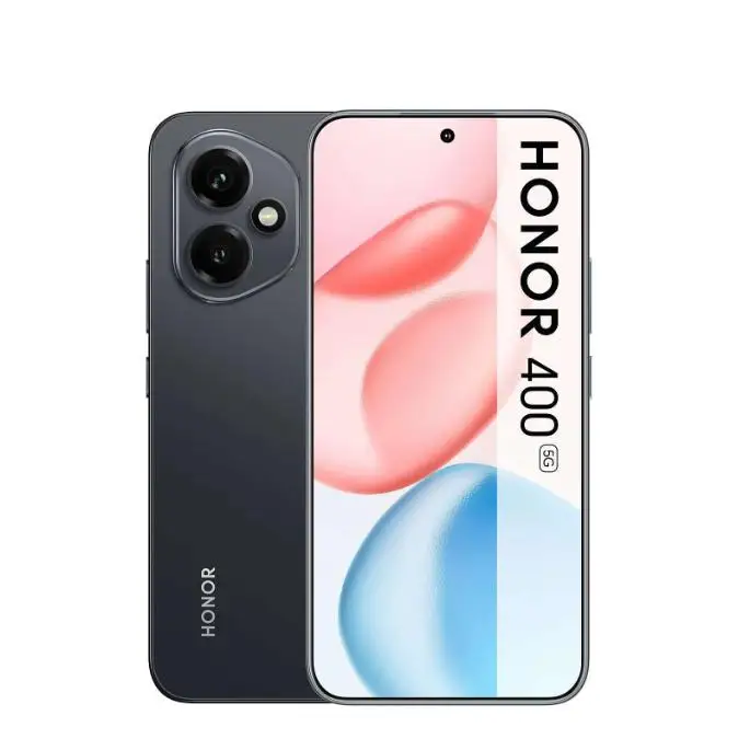 Honor 400 5g 8gb 512gb snapdragon 7 gen 3 amoled 120hz, dual sim, black (spanish version) 3 year warranty