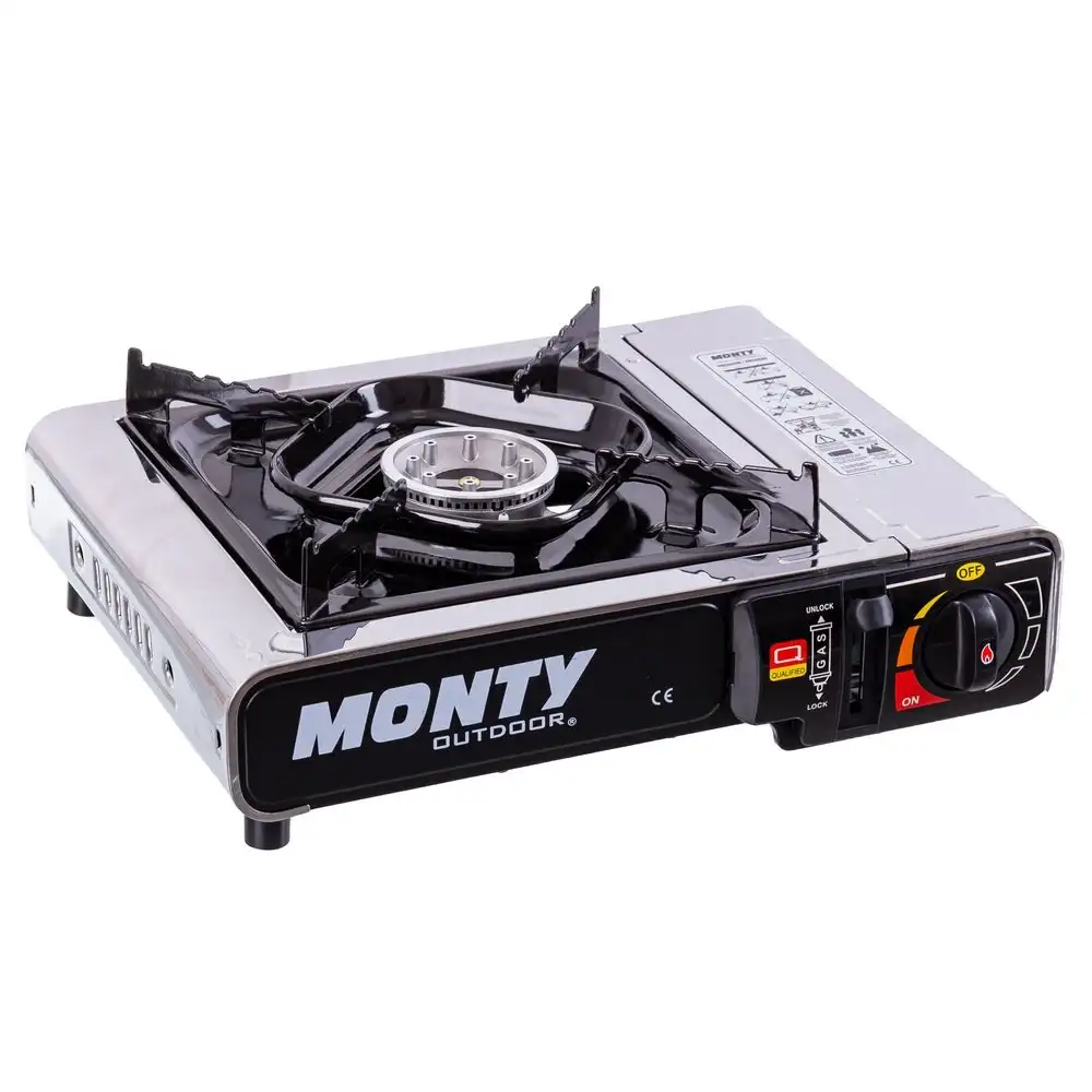 Cocina Portátil de Gas con Quemador de Acero Inoxidable y Maletín de Transporte LOLAhome