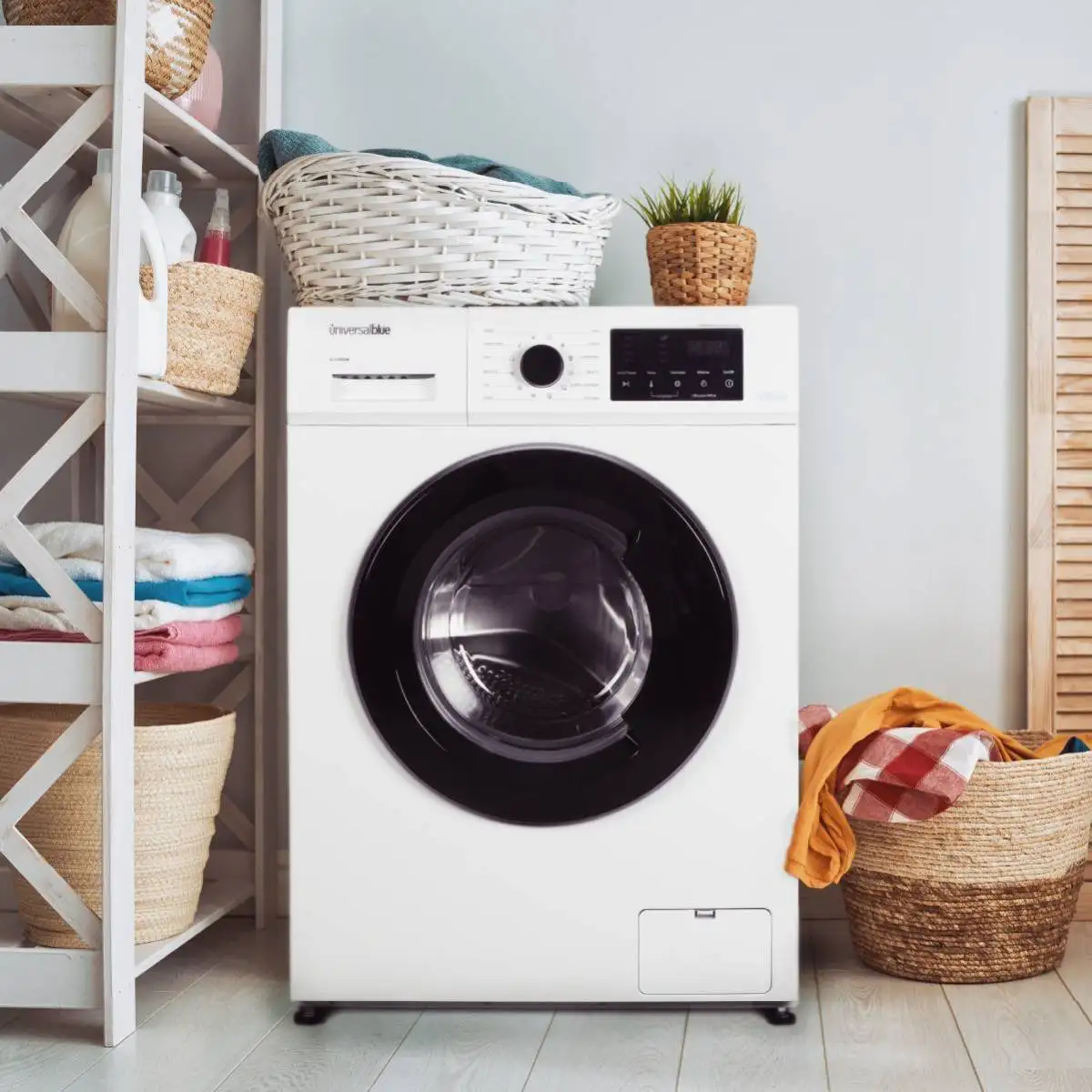 6 kg front load washing machine |   Universalblue (shipping and plant climbing included)