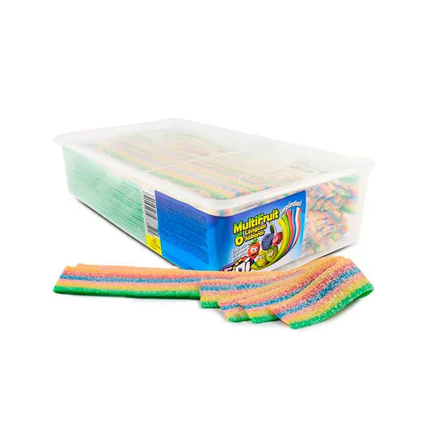 200 units of fini multifruit flavor languages with sugar, pica pica - great quality and flavor guaranteed by fini