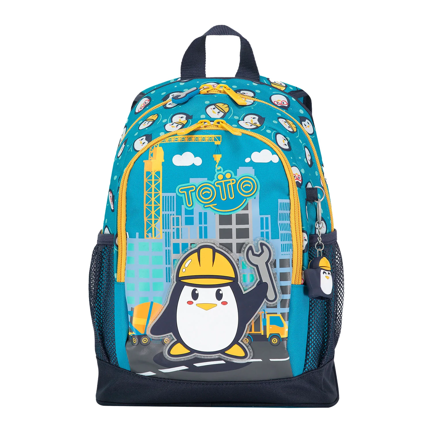 Totto Mochila escolar Funny Penguin Material: Poliéster 28 x 40 x 10 cm