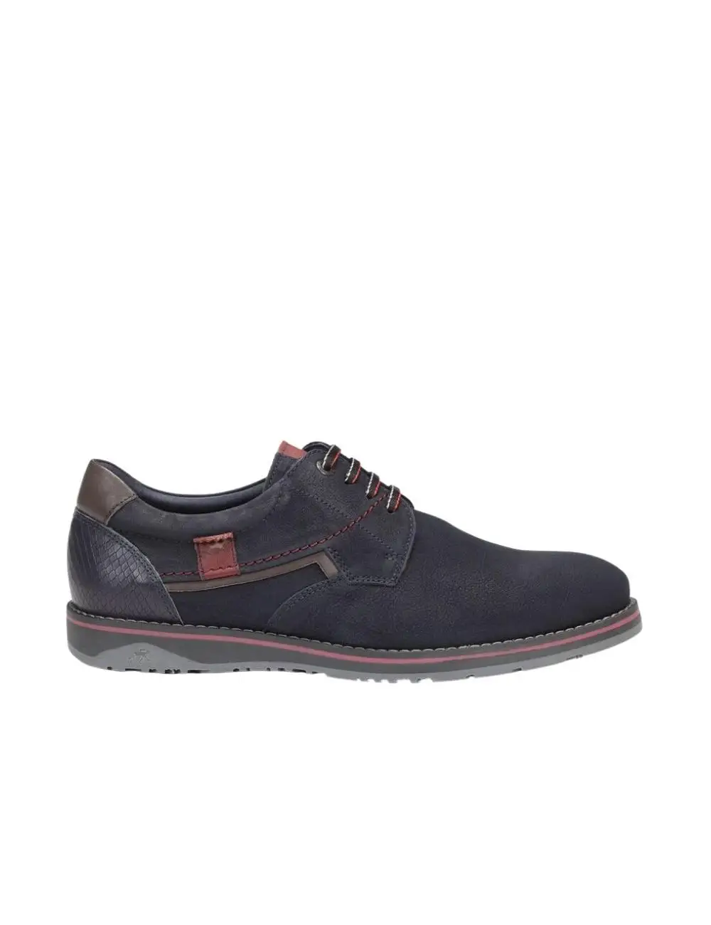 ZAPATOS DE NOBUCK CON CORDONES PARA HOMBRE FLUCHOS 9474 KANSAS