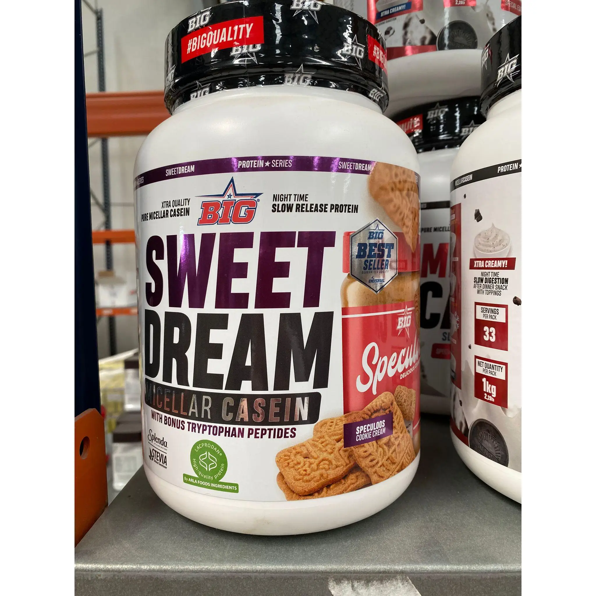 BIG MICELLAR CASEIN SWEET DREAM 1 KG SABOR SPECULOOS COOKIE CREAM