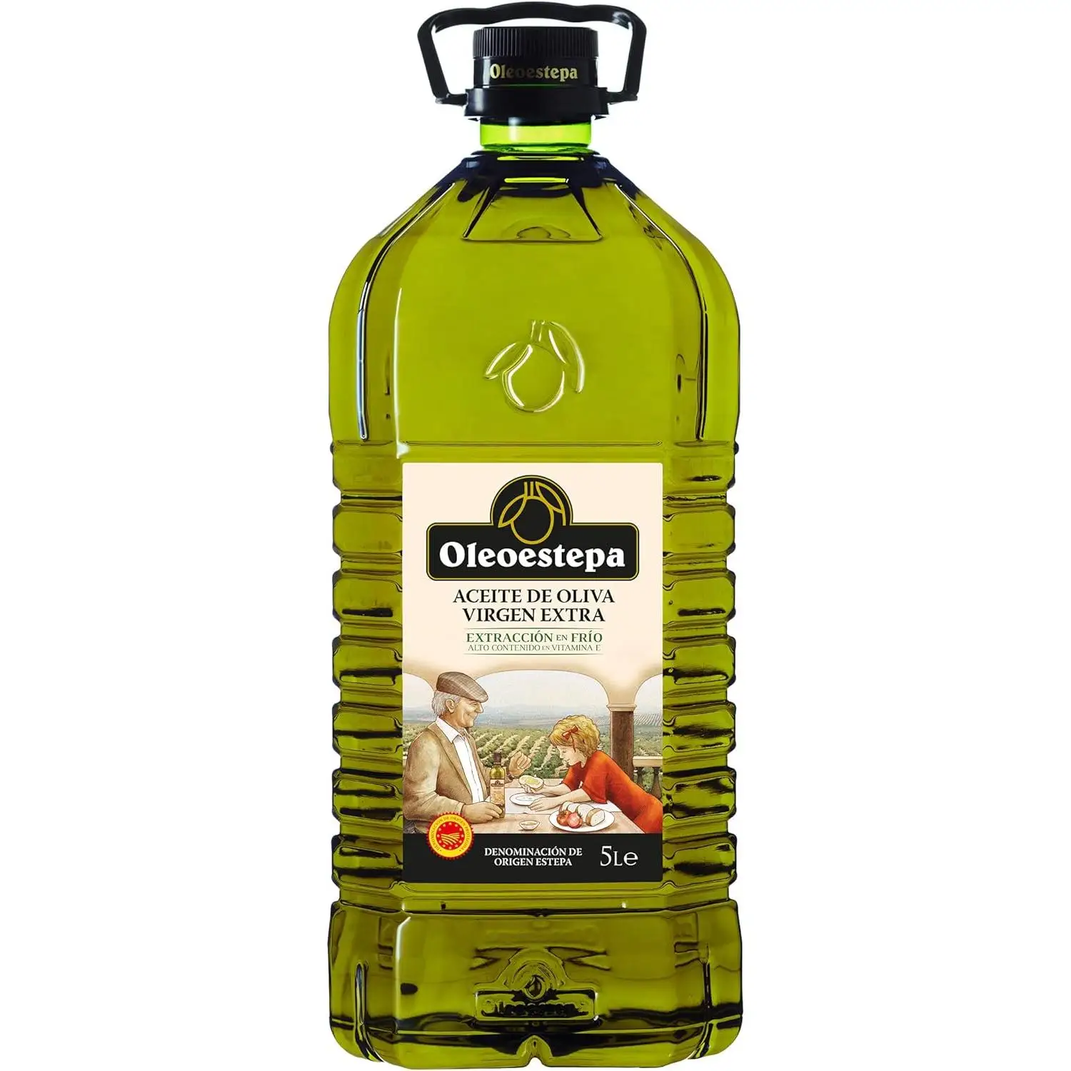 Oleoestepa – Aceite de Oliva Virgen Extra Premium. Frutado Verde, Notas Maduras y Hierba. Extracción en Frío, Alto en Vitamina E. Mejor AOVE (OCU) y Garantía DO Estepa. ¡Sabor y Calidad en Cada Gota!