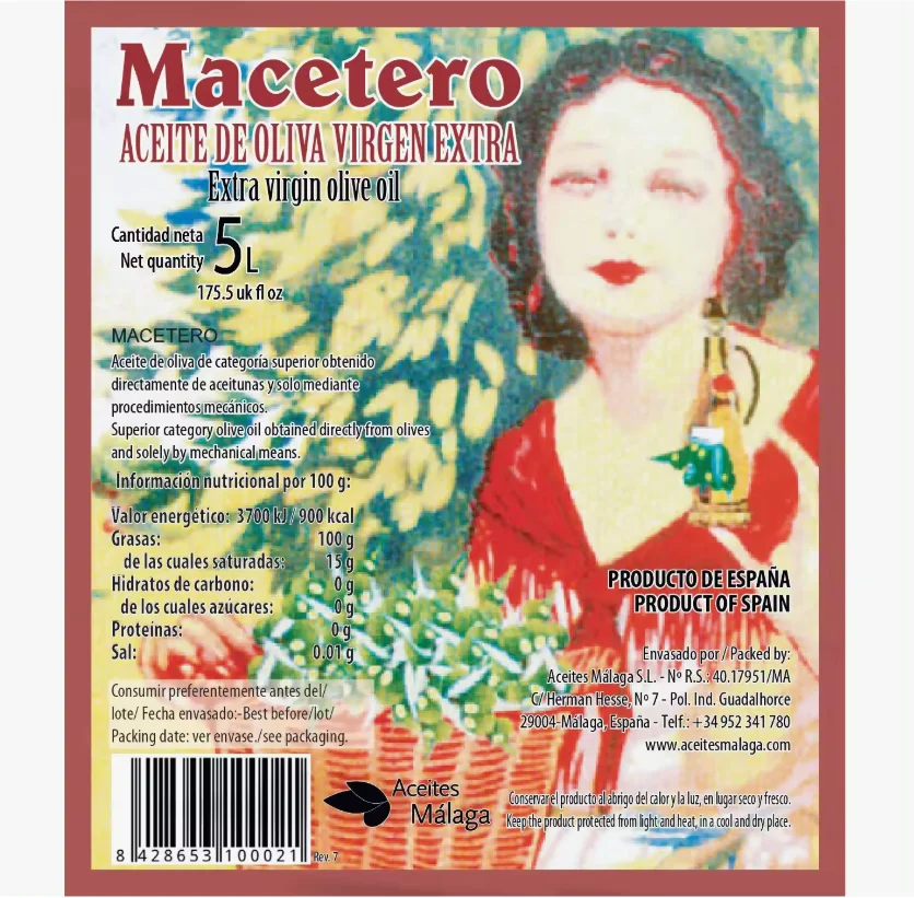 Extra virgin olive oil 5 liters