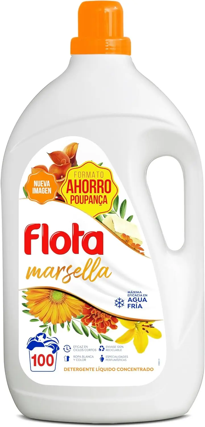 Detergent fleet Marsella fragrance 2X100 washed