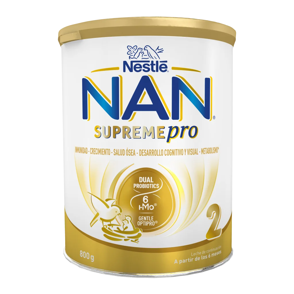 NESTLÉ NAN SUPREME 2 LECHE DE CONTINUACIÓN PREMIUM 800 G