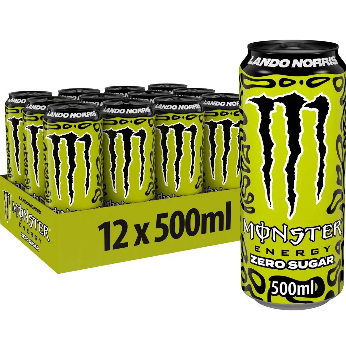 Caja 12 Monster Lando Norris 500ml