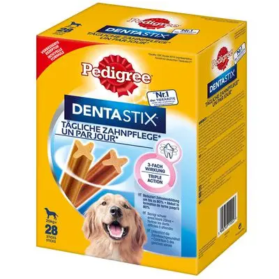 Pedigree Dentastix Snacks Dentales para perros grandes (28 uds)