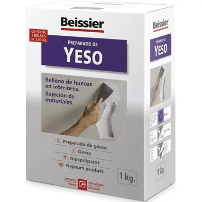 Yeso fino para rellenos 1kg