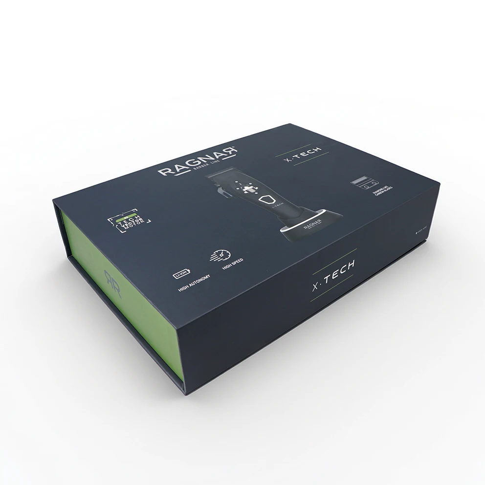 NEW! RAGNAR - CORDLESS HAIR CLIPPER 9000RPM with 5W Tech Vector Motor, Diamond-Like Carbon Blades, 120min Runtime, USB-C Charging, 6 Magnetic Combs for all hair types, ideal for professional grooming and beard trimming. #3