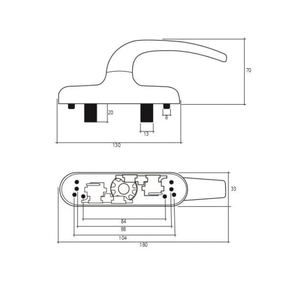 Cremona european handle fhz 2 blades white