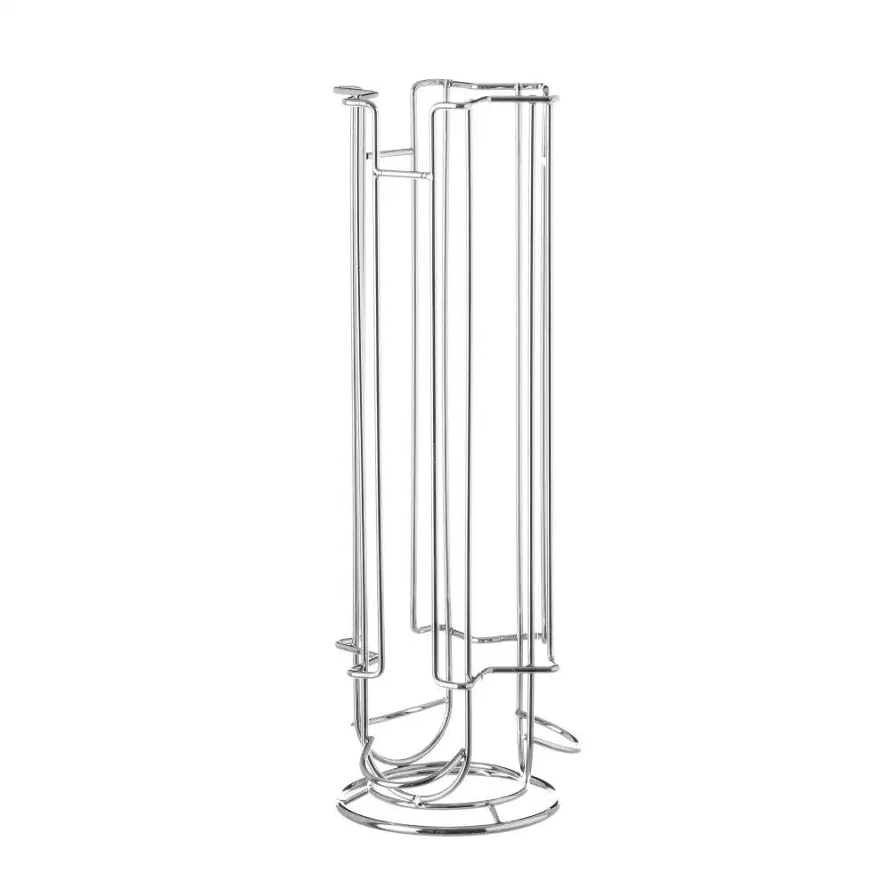 Soporte para 18 cápsulas de café grandes de metal cromado LOLAhome