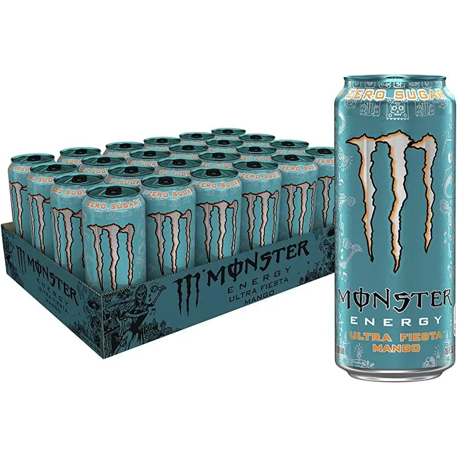 Caja 24 Monster Zero Ultra Fiesta Mango 500ml