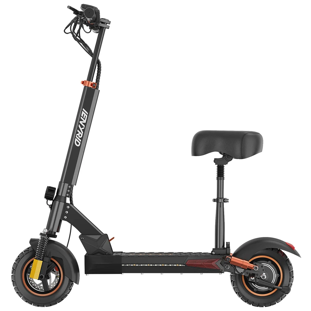 IENYRID M4 Pro S + electric Scooter, 800W motor, 48V 12.5AH battery, 10 inch tire, maximum speed of 45 km/h, range of 20-30km, double disc brakes, double shock absorption, LCD display