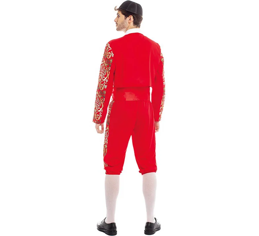 Parland men's Spanish red bullfighter costume