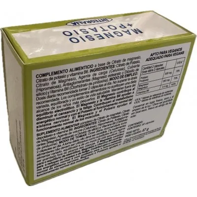 Magnesium + potassium 60 capsules of integralia