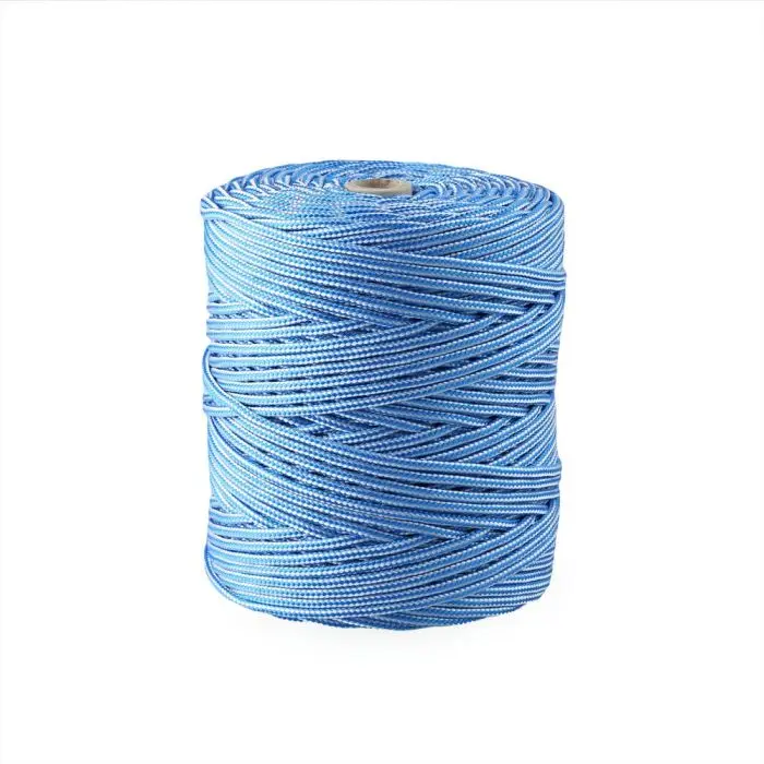 Cuerda de polipropileno color trenzado 4,5MM 200M - Flexible, suave y ligero - Utilidad: Toldos, tendederos, pancartas, camping y bricolaje.