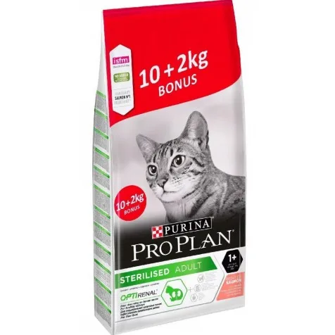 Purina Pro Plan Gato Sterilised Salmón 10 + 2 Kg!