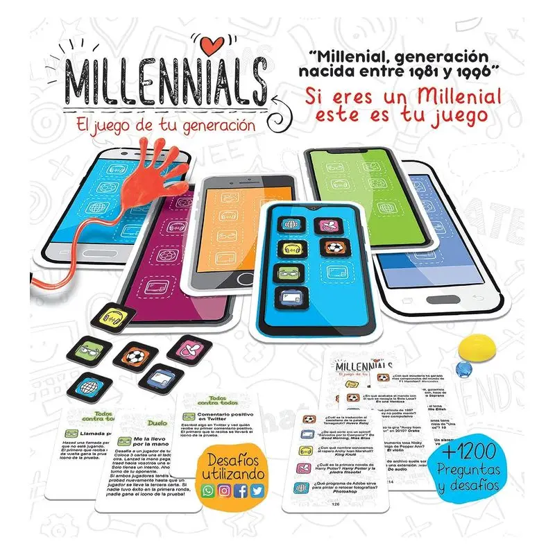 Millennial Generation question board game