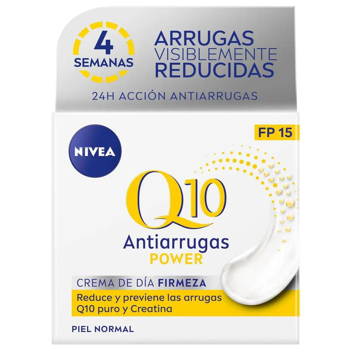 NIVEA Q10 Power Crema Día Antiarrugas y Firmeza Piel Normal FP15 50ml