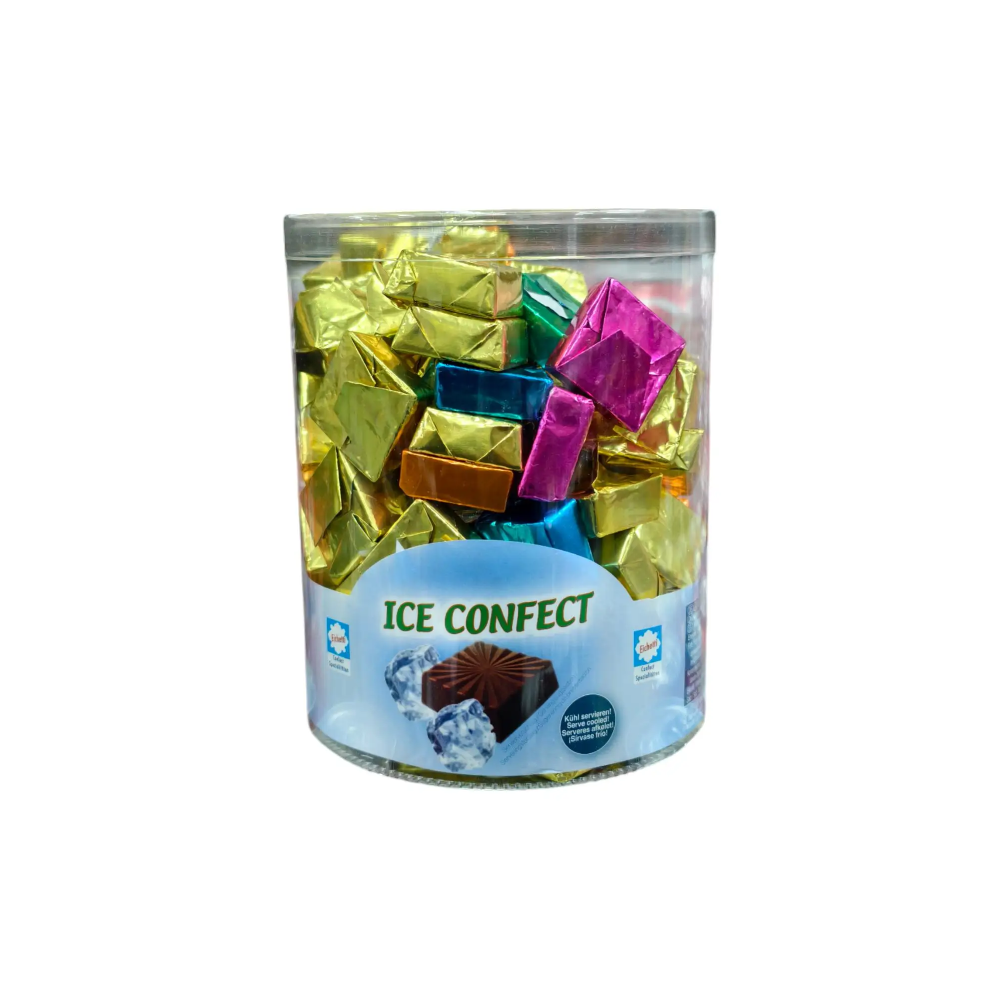 Cuadradillo de Chocolate Ice Confect Praline Eichetti 100 Uds