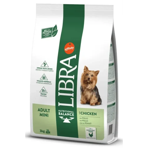 Libra Adult Mini Pienso Con Pollo Para Perros 3 Kg
