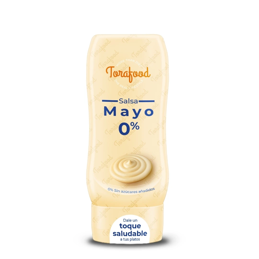 Salsa Mayo 0% 330ml | Pack de 3 | 0% Azúcares Añadidos | Cremosa, Suave y Deliciosa | Torafood