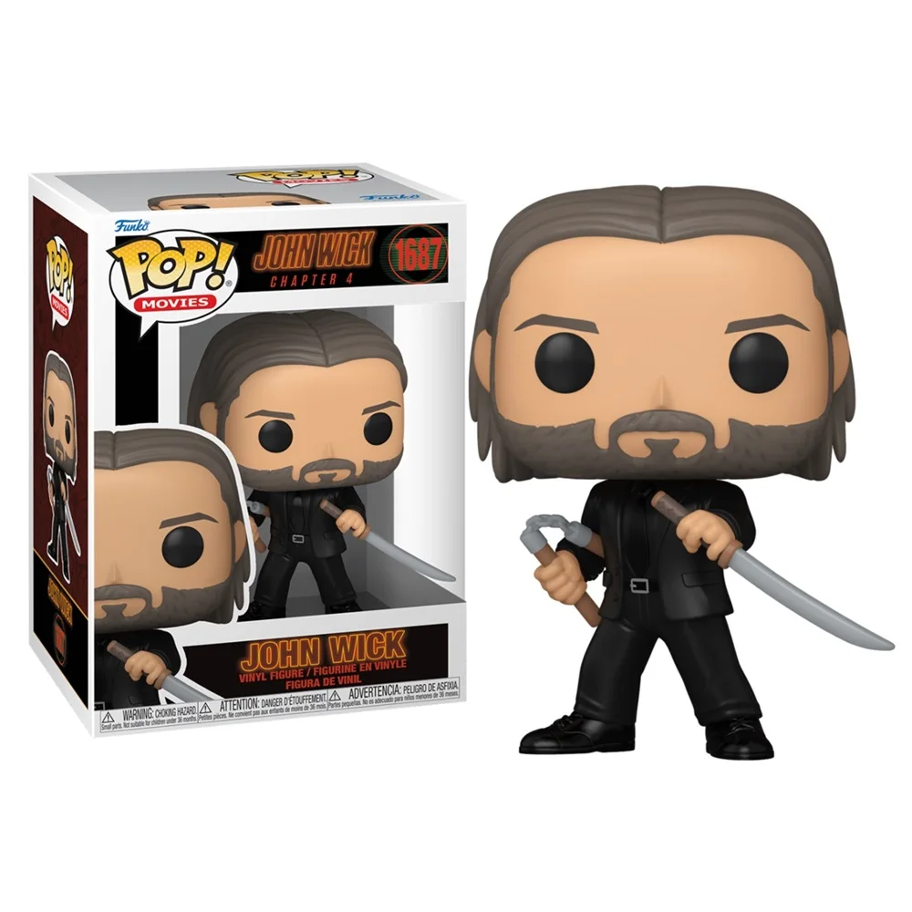 FUNKO POP! JOHN WICK – JOHN WICK CON ESPADA Y NUNCHAKUS, 76103, Nº1687, PRODUCTO CON LICENCIA OFICIAL