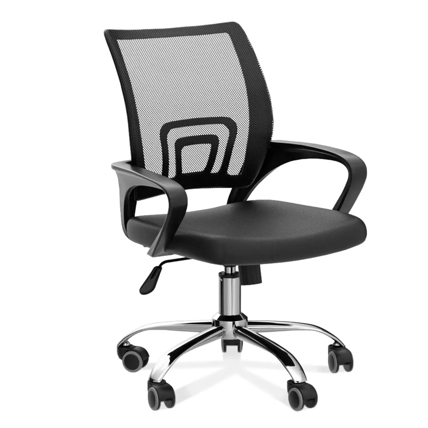 DASCK - Sedia da ufficio Sedia in rete Altezza regolabile per il lavoro Sedia da scrivania girevole ergonomica Posizione reclinabile fino a 125o