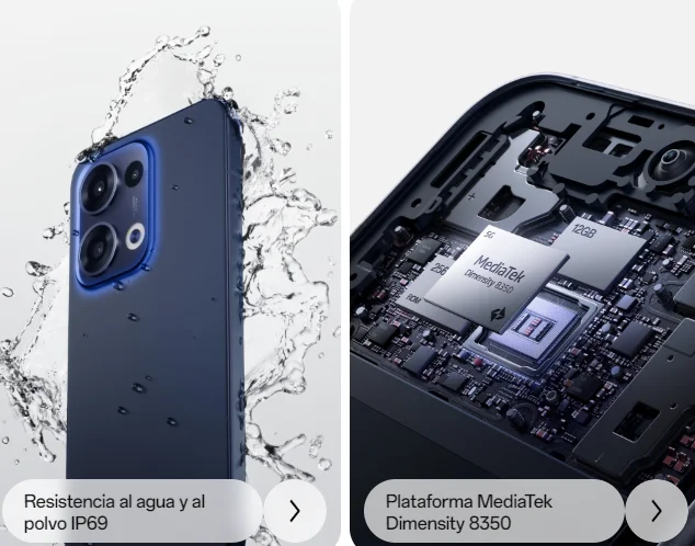 Oppo Reno13 5G Smartphone - 6.59" AMOLED Display, 12GB RAM + 256GB Storage, IP69, 50MP Quad Camera, 4K Video, MediaTek Dimensity 8350, NFC, Fast Charging, ColorOS 15.0, AI Livephoto and Editor, Perfect for 5G Mobile Connectivity.