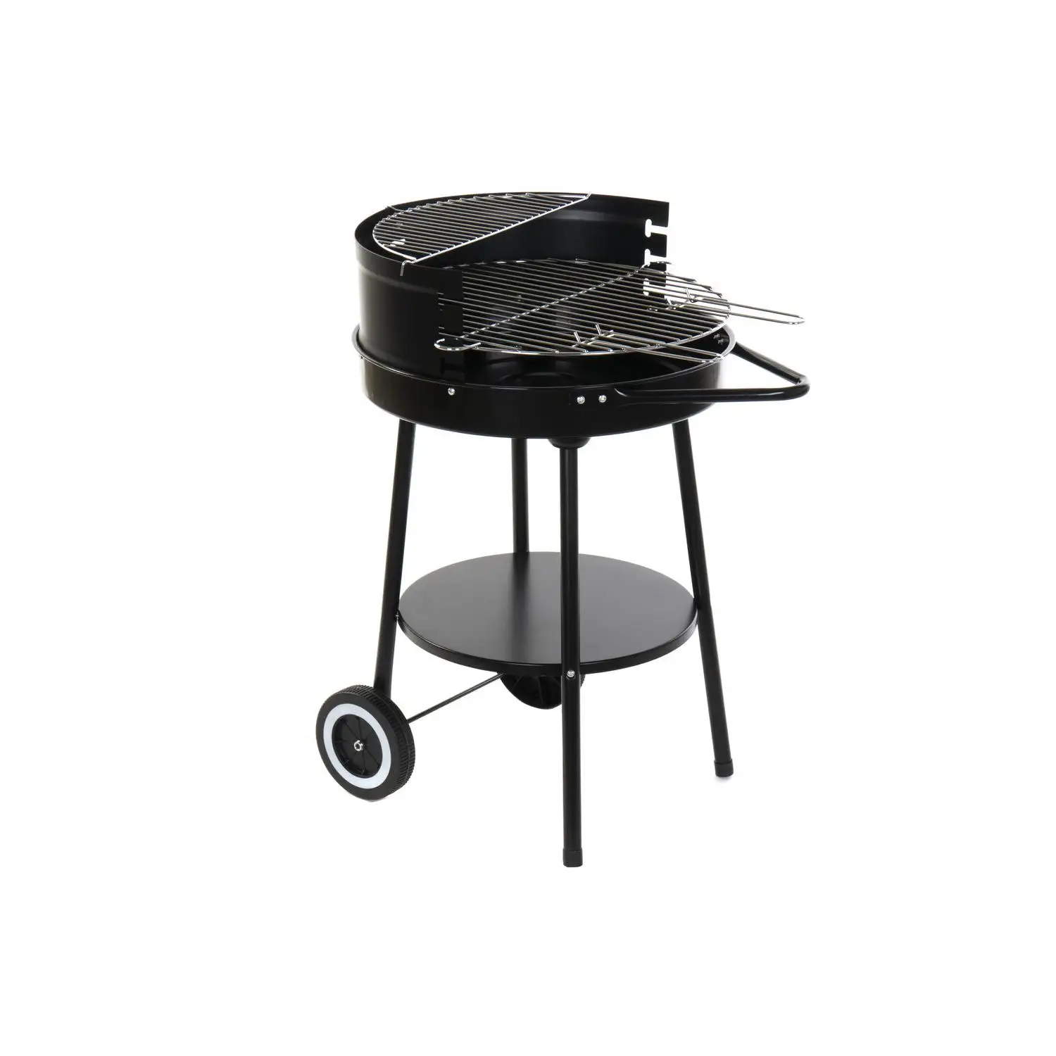 BARBACOA METAL PLASTICO 59X49,5X82 NEGRO RC166571 - EL MEJOR COMPLEMENTO PARA TU HOGAR FIJALO