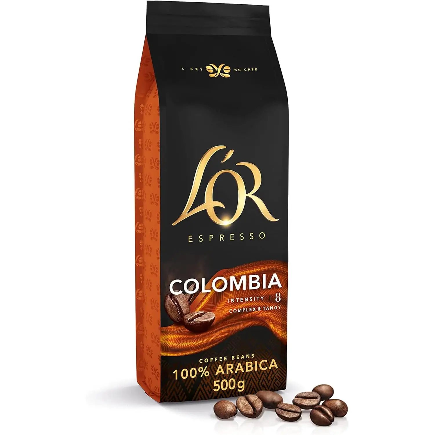 L'OR 2x500g  Espresso Colombia Café en Grano Natural 100% Ar