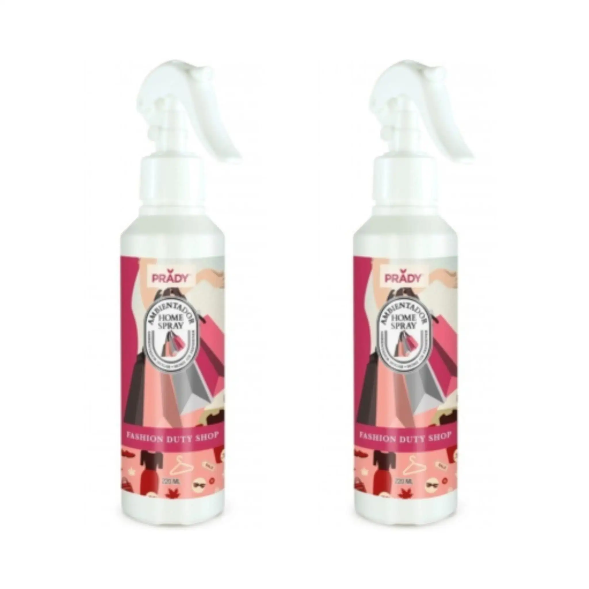 2 UNIDADES 220 ML Prady Ambientador en spray para hogar 200ml - Fashion Dutty Shop