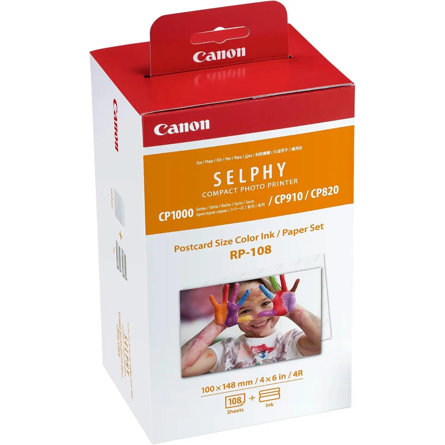 Canon RP-108 Set inchiostro a colori e carta 100 x 148 mm, 108 fogli