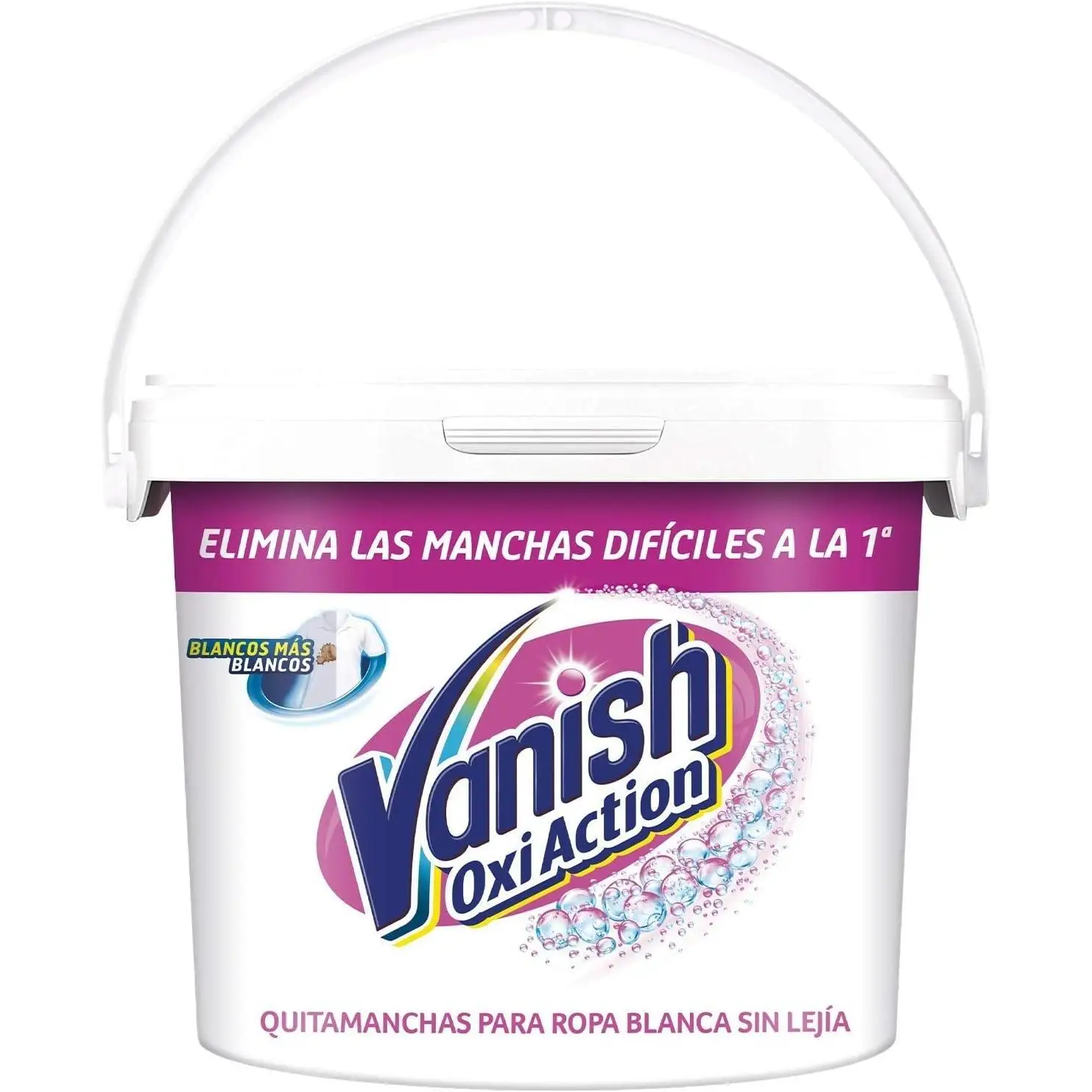 Pure white VANISH stain remover OXI ACTION SUPER saving 2.4 KG format. Cube